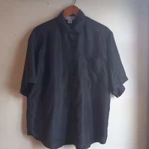 Black Silk shirt August Silk